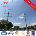 9m 500dan Electric Steel Pole with Bitumen for Africa Market